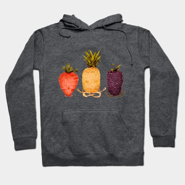 fruit yoga Hoodie by KindSpirits